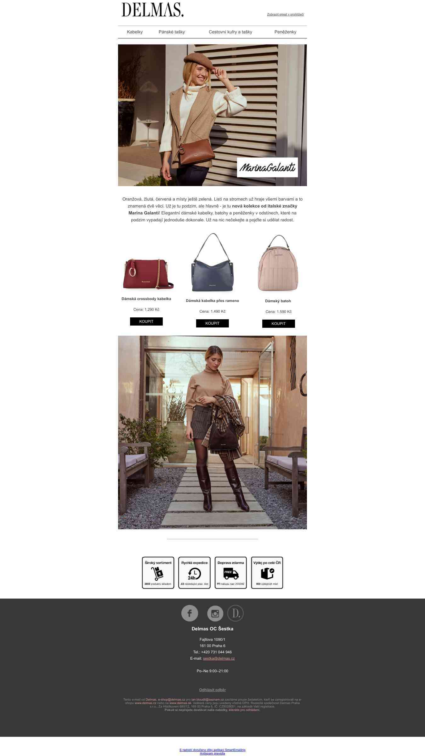 Pořádná dávka italské elegance | Novinky od značky Marina Galanti 👜