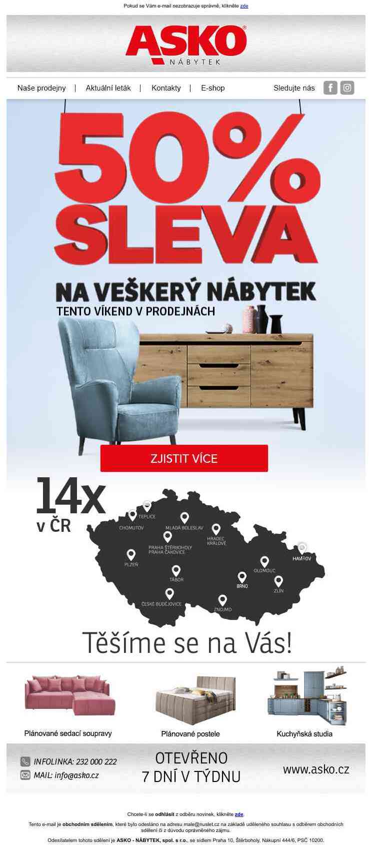 😲 50% sleva na vše