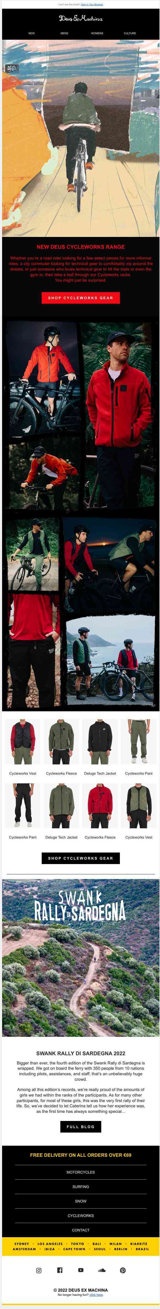 DEUS CYCLEWORKS - SHOP BY LOOK