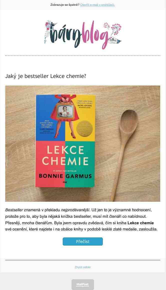 Nový článek na webu baryblog.cz