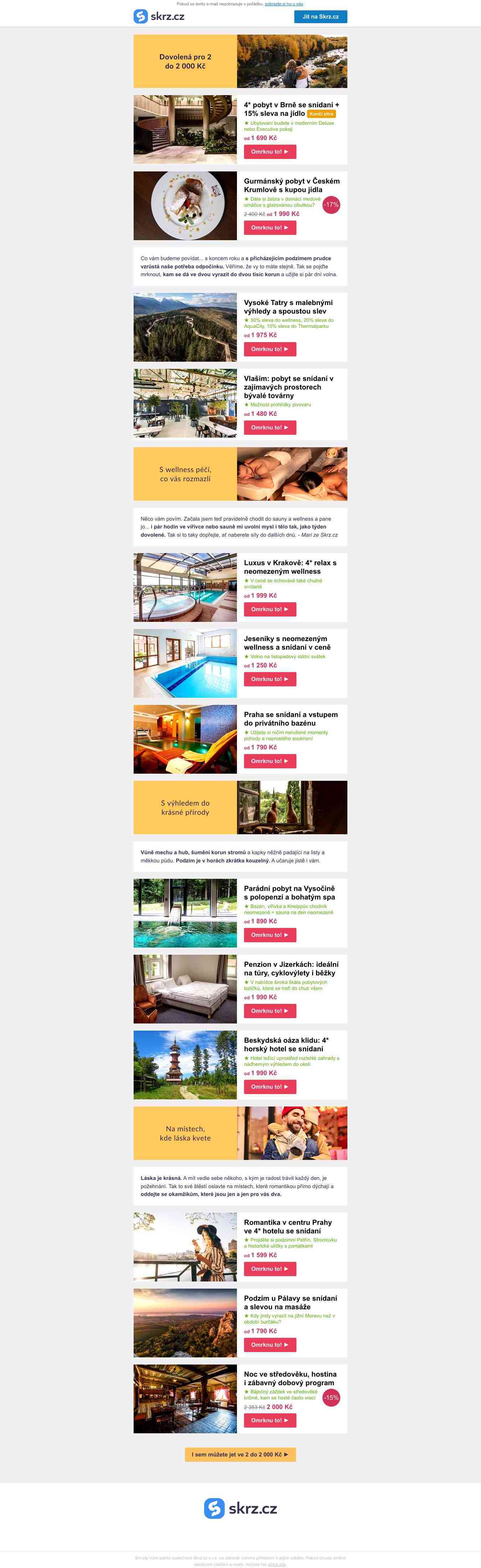S neomezeným wellness, hostinou i
 zábavným programem
 🌟 Mrkněte ►