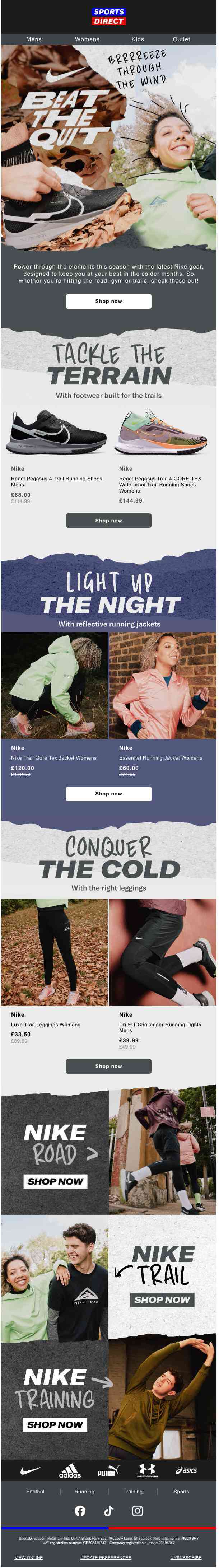 Beat the Quit this winter with Nike