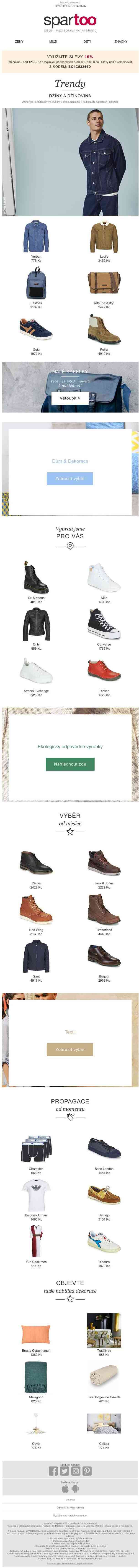 Objevte naši nabídku 100% džínoviny. Doručení zdarma