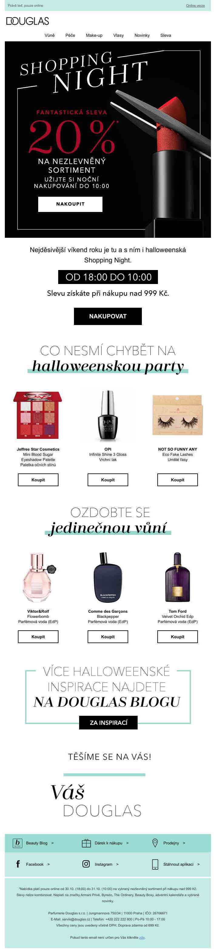 Bojíte se tmy? Nemusíte, naše 20% sleva Vás dovede k nejlepším nákupům