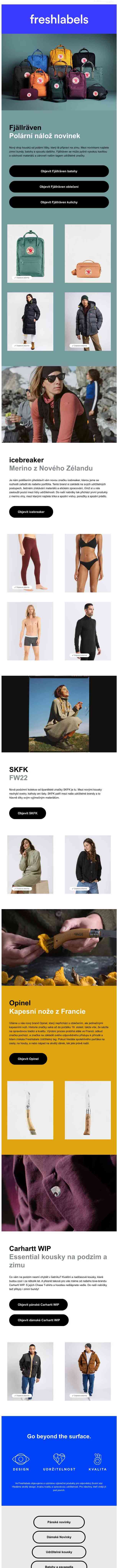 Polární nálož novinek