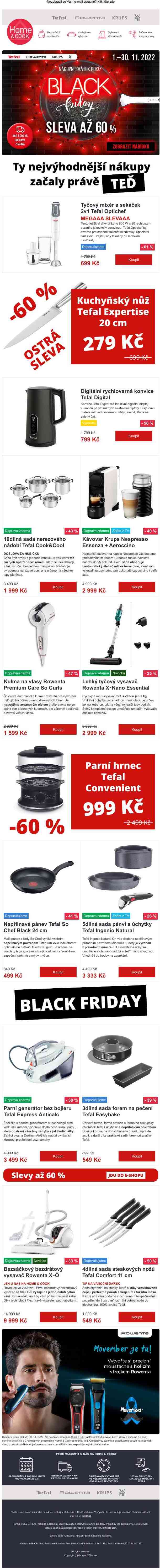 ⚫ Black Friday až -60 %