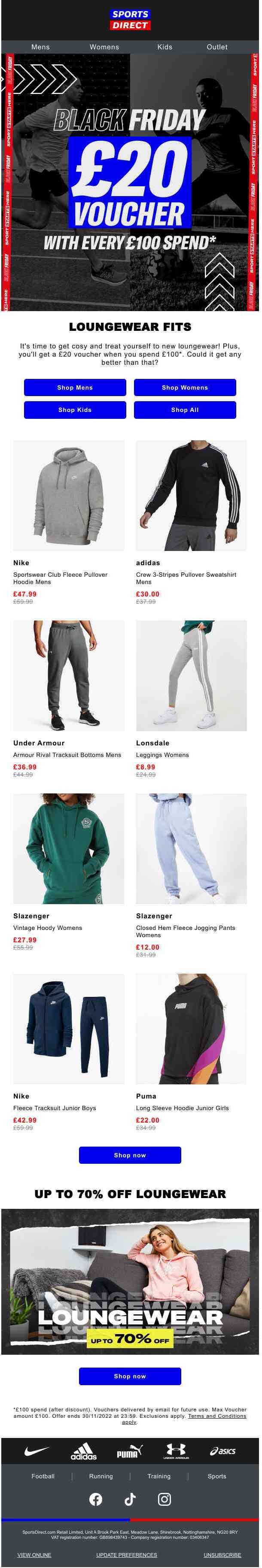£20 Black Friday Voucher: Loungewear Fits 🙌
