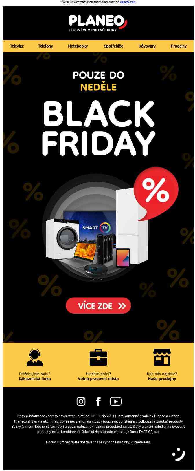 Black Friday slevy pouze do 27. 11.