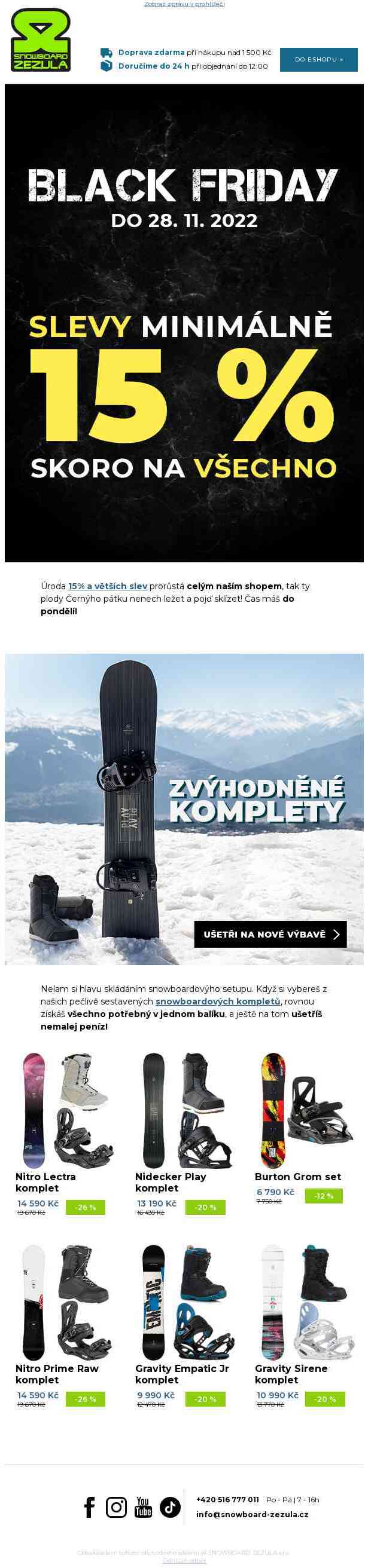 Úrodu Black Friday slev sklízej do pondělí 🌾