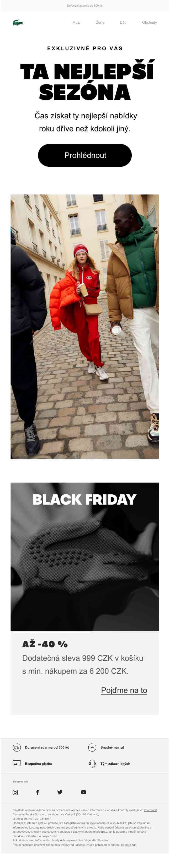 Black Friday |  Zimní kolekce