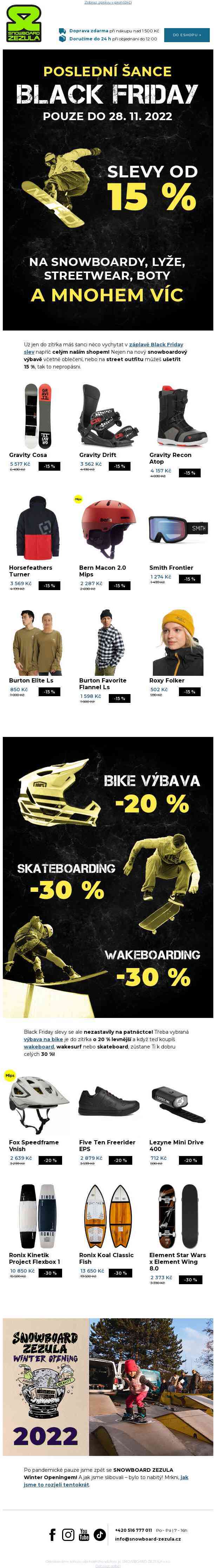 Black Friday zítra končí❗