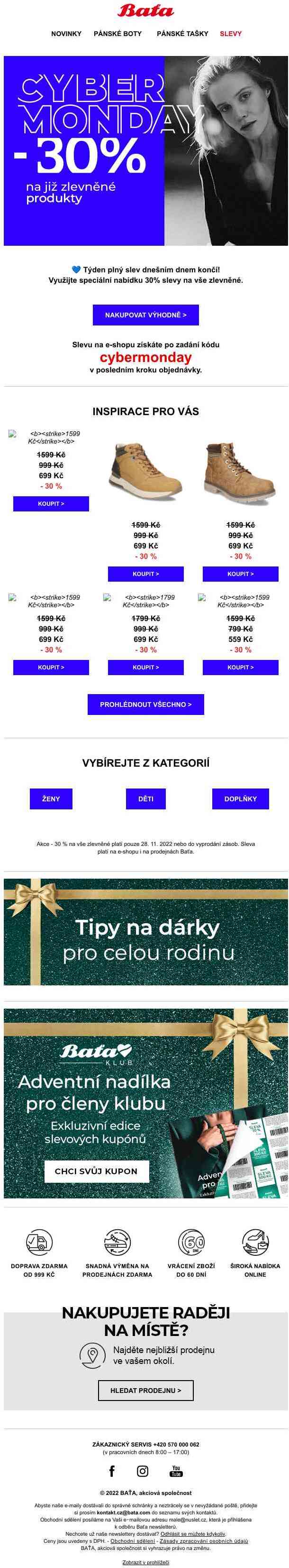 💙 Pondělí plné slev je tady >