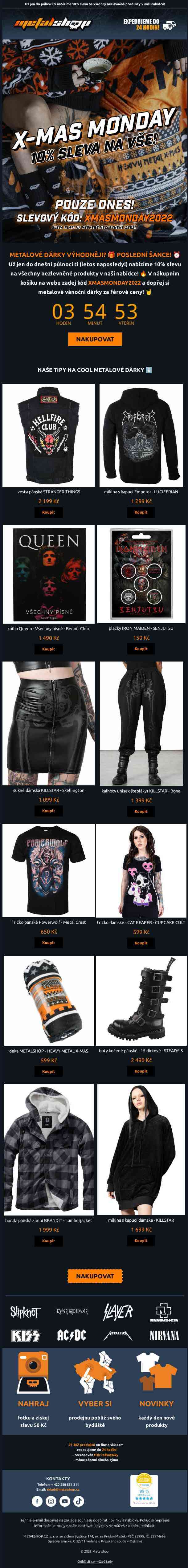 Metalové dárky výhodněji? 🎁 Poslední šance!