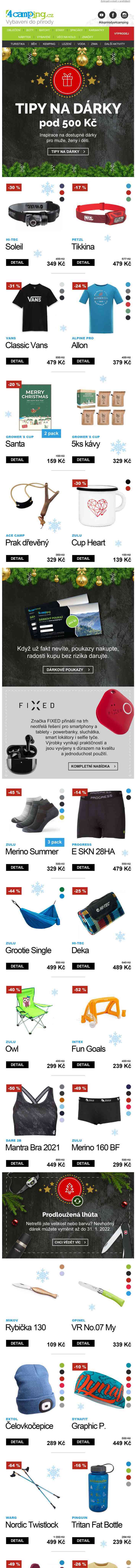 ➡ Tipy na super dárky pod 500 Kč!