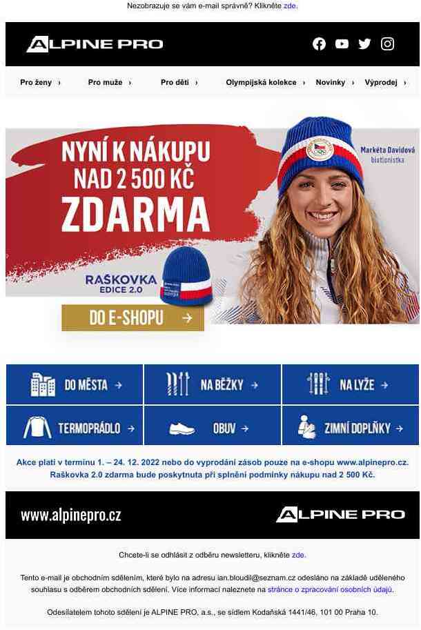 Získejte krásnou RAŠKOVKU k nákupu ZDARMA