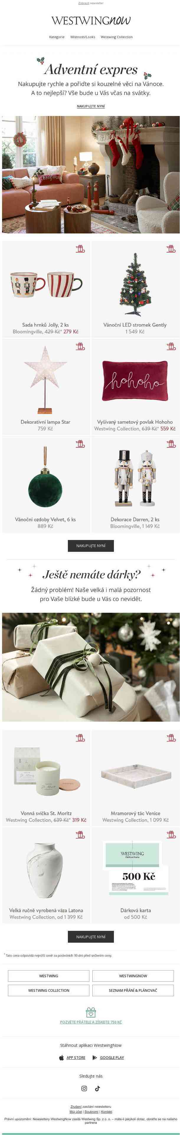 Vánoční proměna: rychlé dodání ⌛