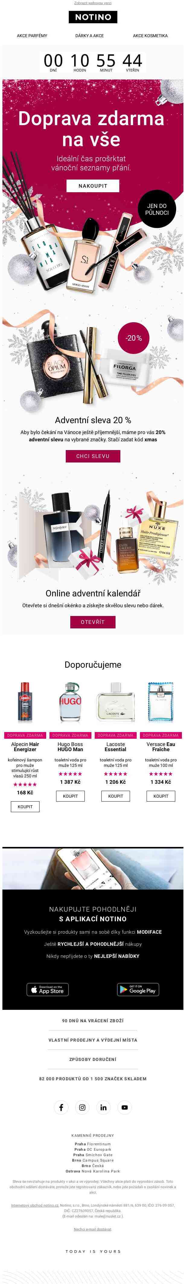 Poslední hodiny dopravy zdarma. 🔔