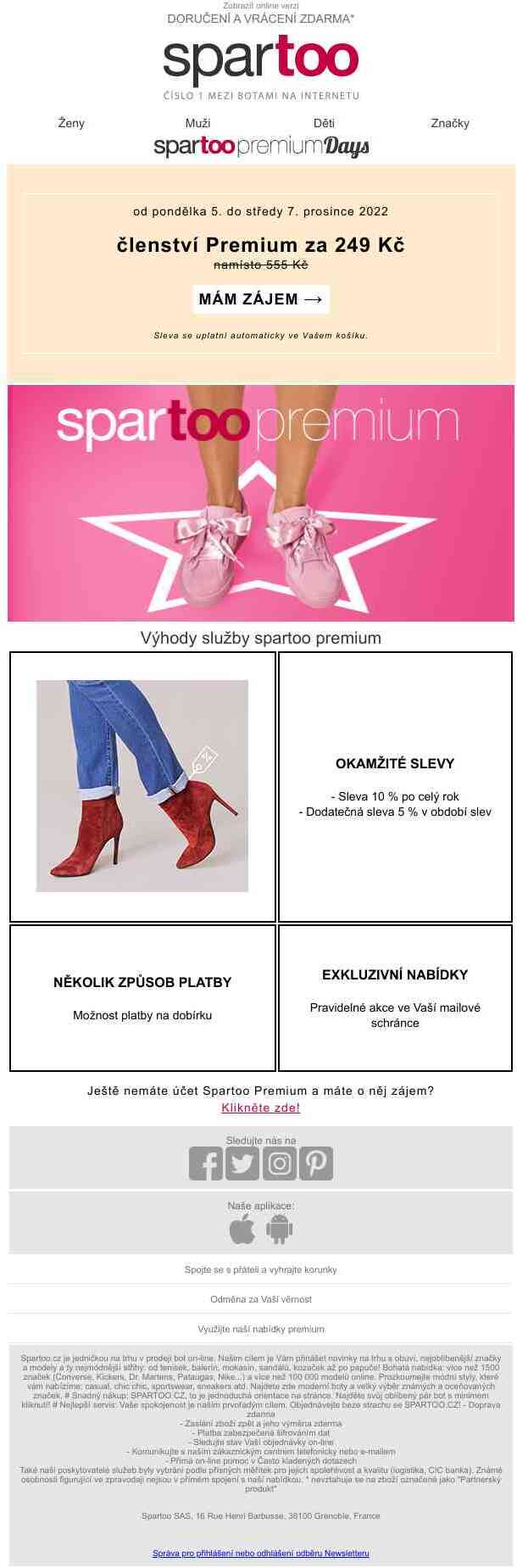 Premium Days: členství Premium za 249 Kč