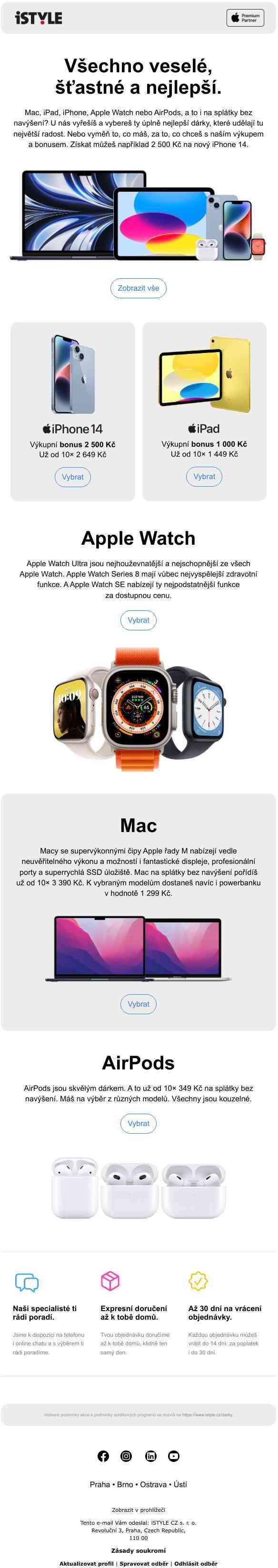 Nejkrásnější Apple dárky