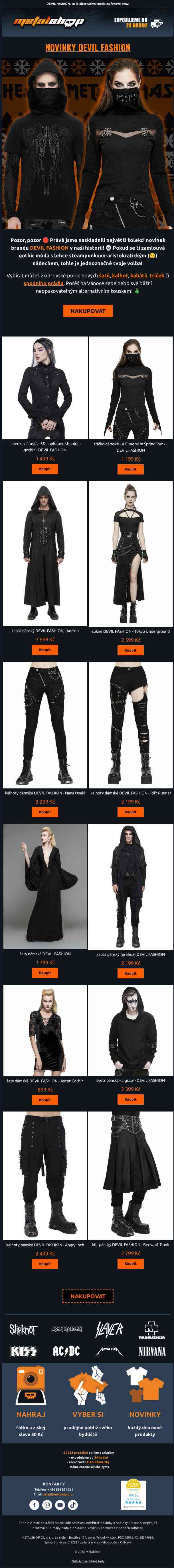 Největší kolekce novinek DEVIL FASHION v historii 😈