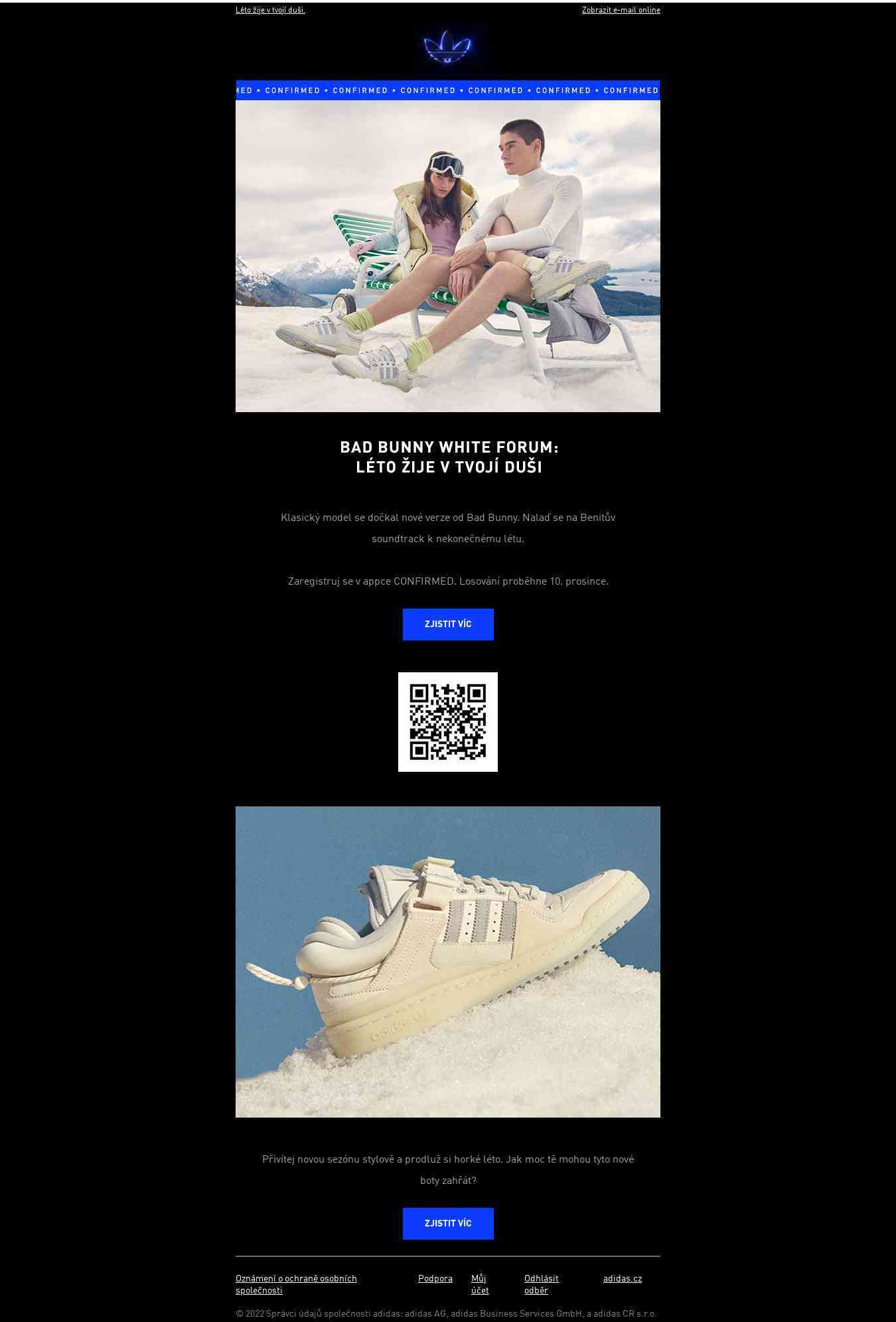 Bad Bunny White Forum. Losování proběhne 10. prosince.