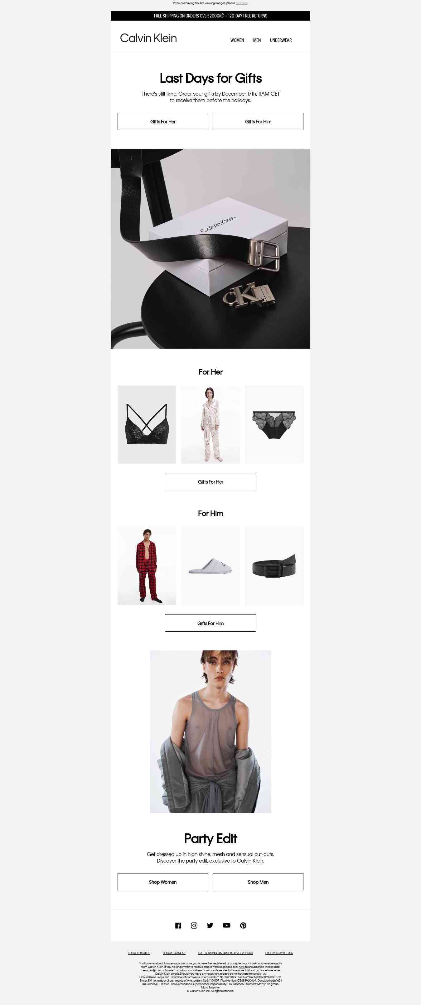 Last Days to Shop Gifts