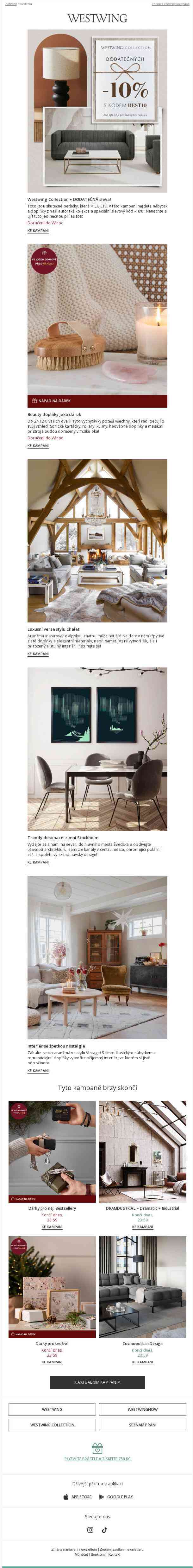 Dodatečných -10% s kódem na naše bestsellery!