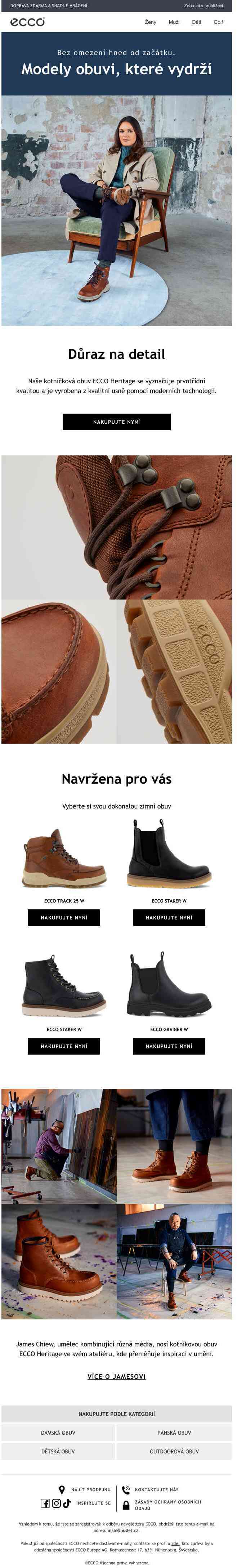 Modely vyrobené přímo pro vás