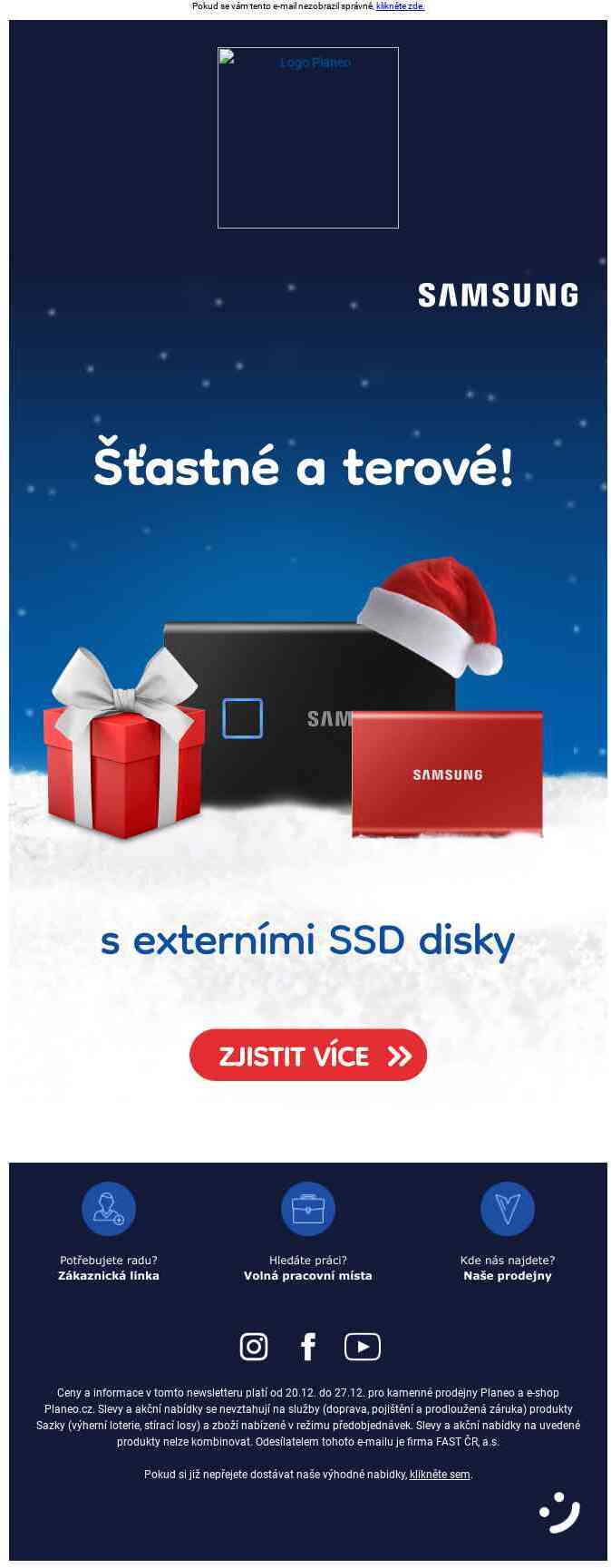 Šťastné a terové přeje Samsung