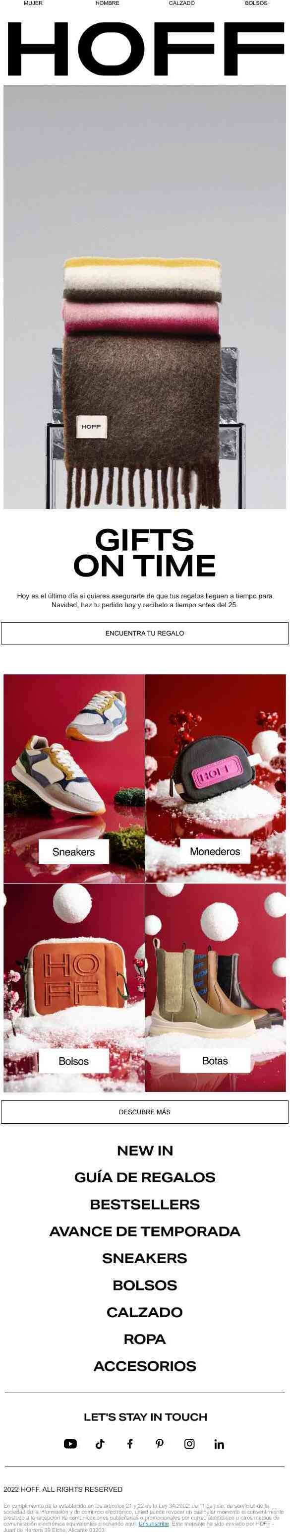 ÚLTIMO DÍA | TU REGALO A TIEMPO