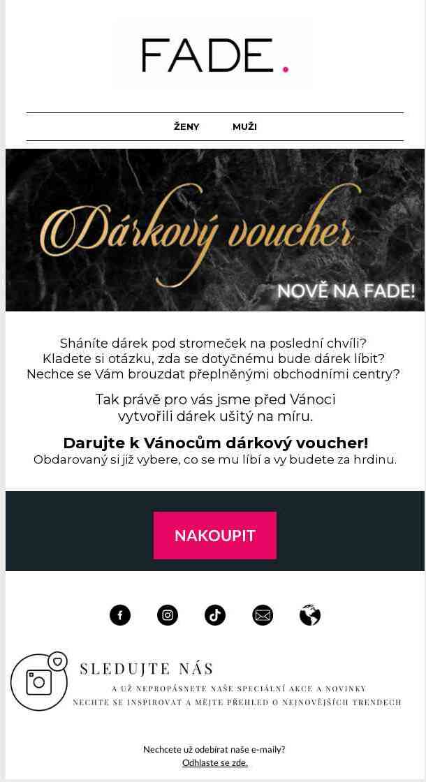 Nestíháte nakoupit na poslední chvíli?... Máme řešení.
