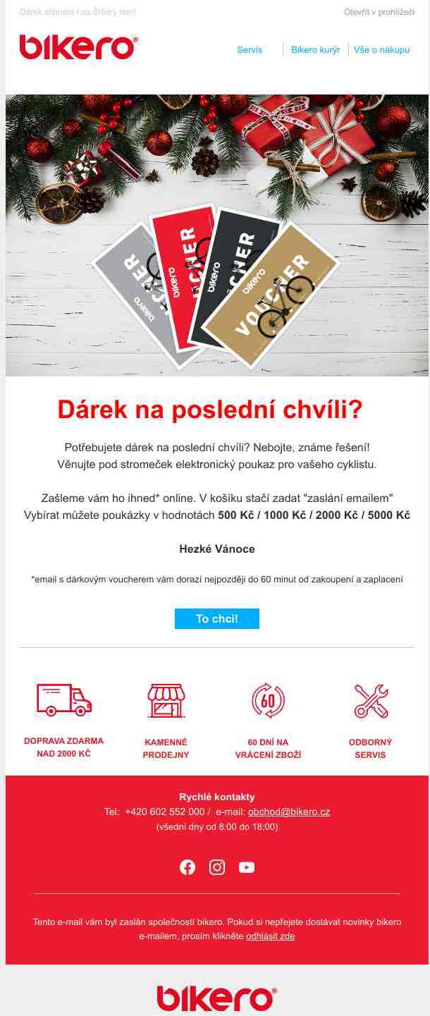 Dárek na poslední chvíli? Žádný problém!