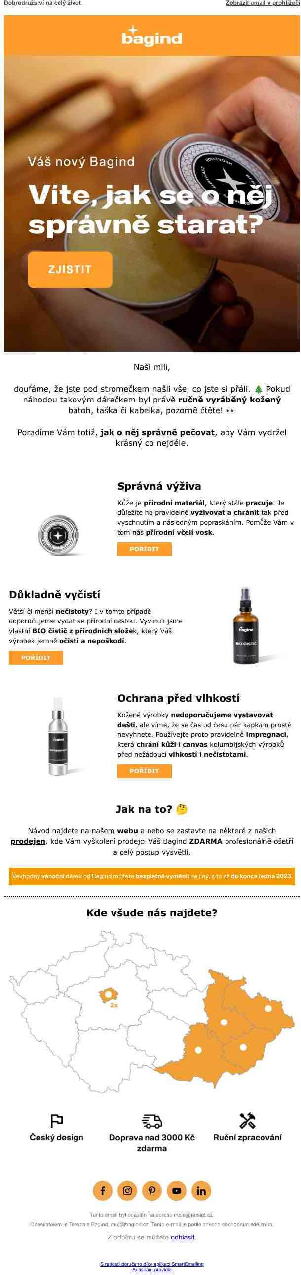 Naježil Vám Ježíšek nový batoh či kabelku? 🎁