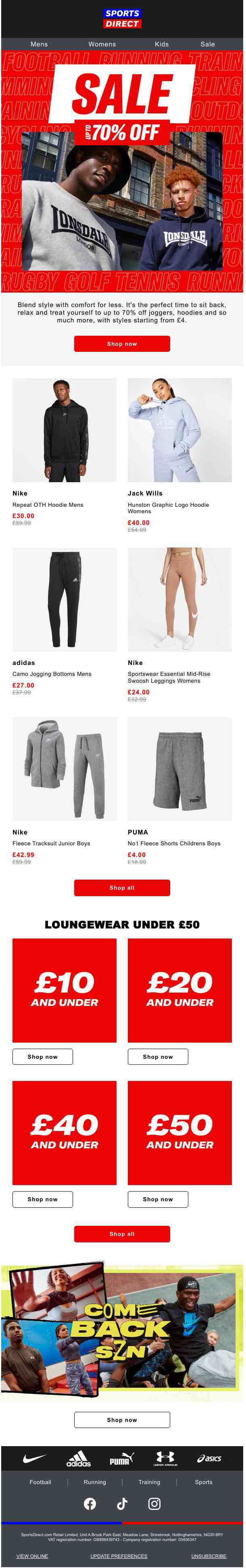 Sale loungewear... from £4 👀