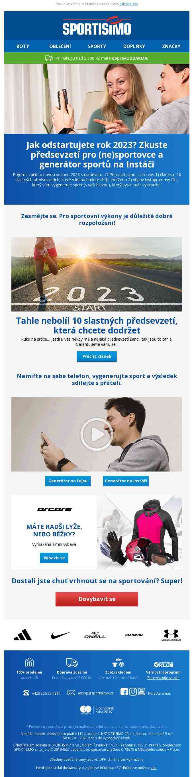 🔵 Zasmějte se :D Vtipná předsevzetí a generátor sportů!