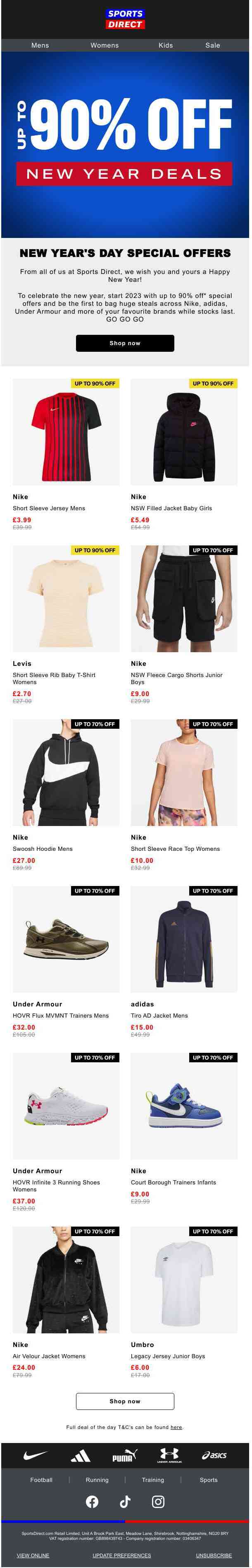 New Year = UP TO 90% OFF Special Deals 🎊🎆