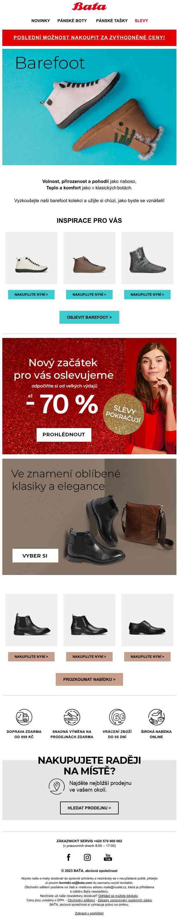 Volnost, přirozenost a pohodlí >