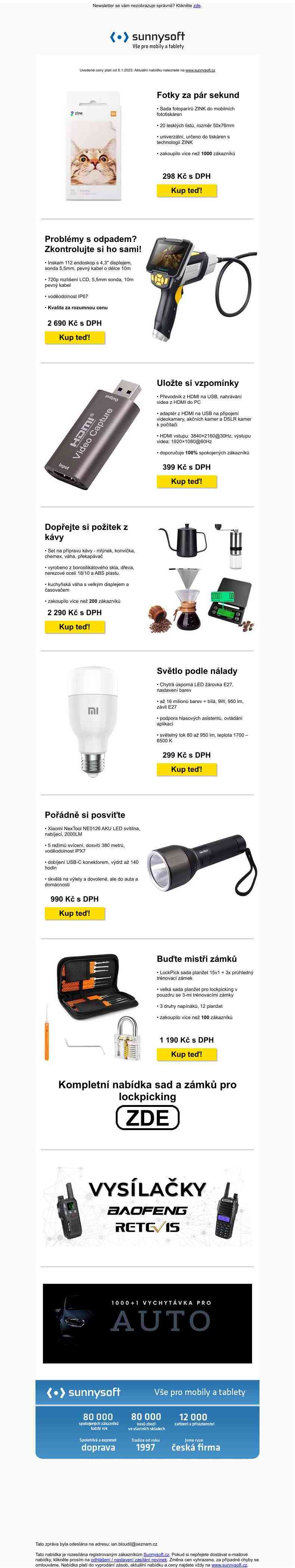Tříkrálová nadílka pro Vás