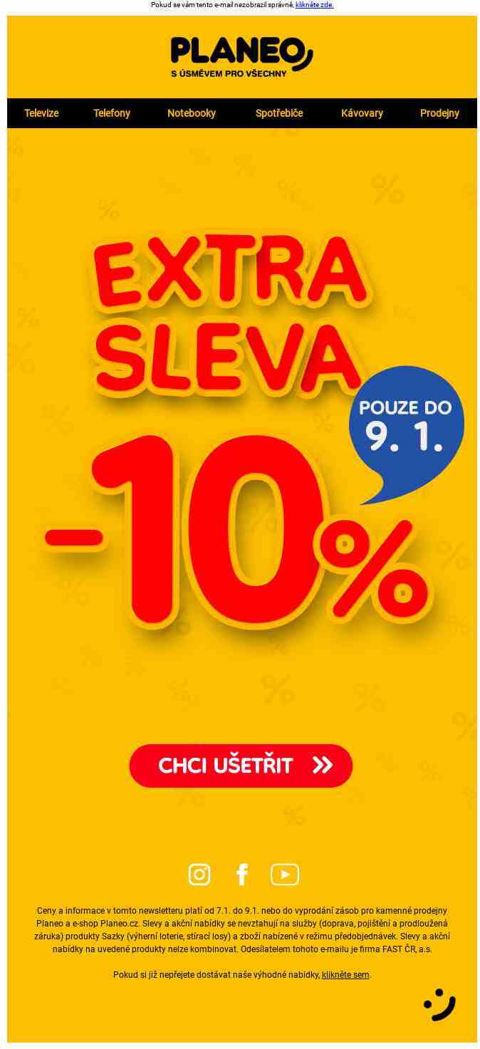 Máme pro vás extra slevu 10 %