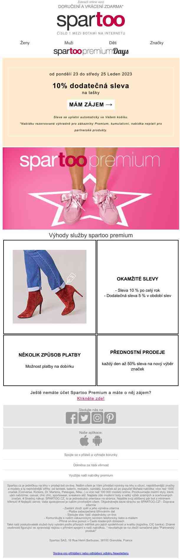 Premium Days: 10% dodatečná sleva na tašky