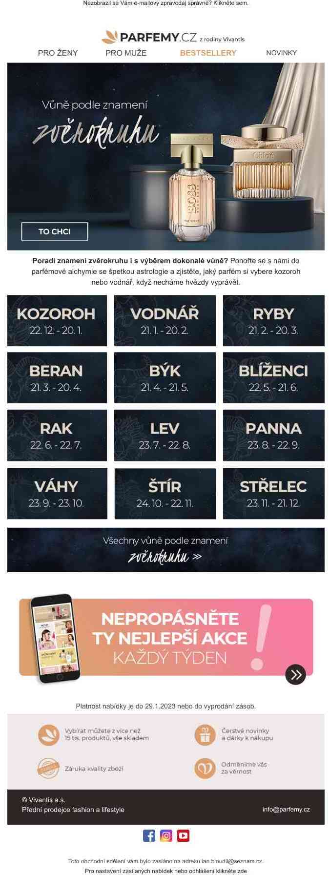 Jaké jste znamení? Vyberte si svou vůni podle zvěrokruhu. »