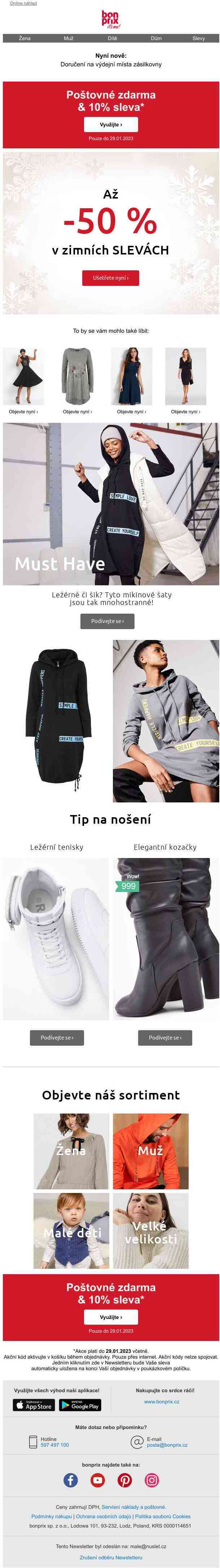 10% sleva + poštovné zdarma pro Vás!