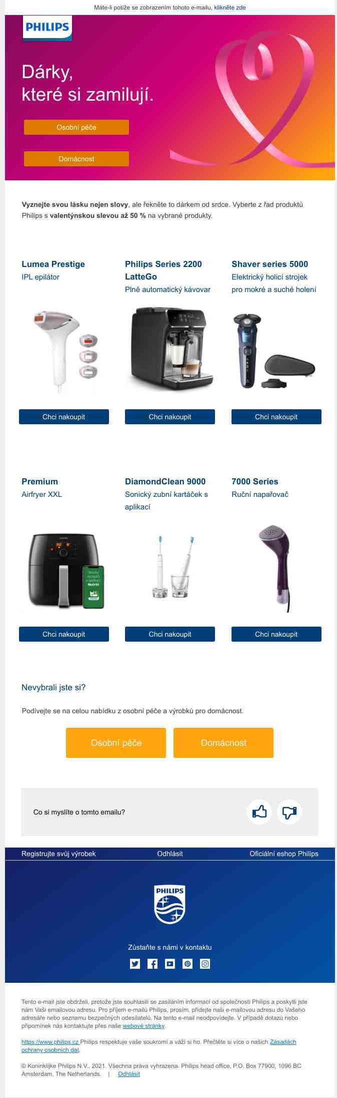 Až 50% sleva na dárky k Valentýnu 💝