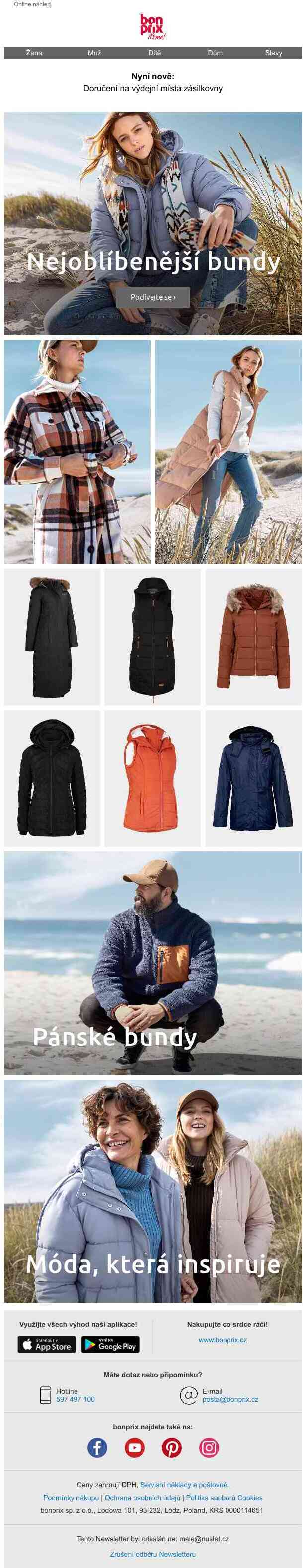 Nejoblíbenější bundy!🧥