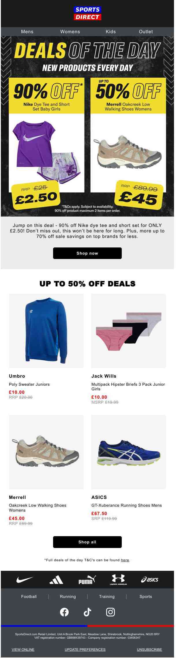 Tee & Short Set for £2.50 😲