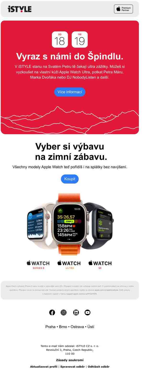 Vyzkoušej si Apple Watch Ultra