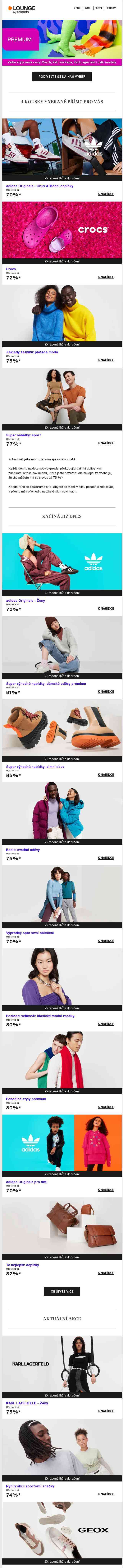 adidas Originals, Crocs a Felmini ⎪ K novým nabídkám tudy 👉