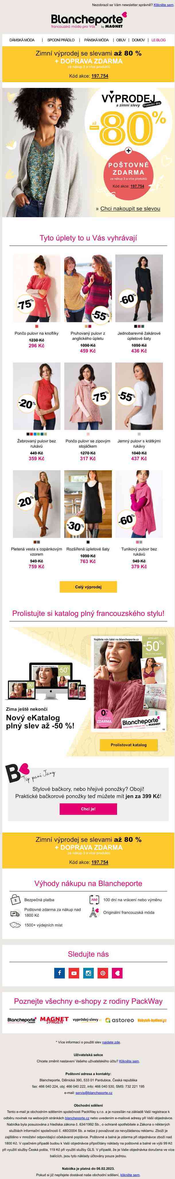 Úpletové hvězdy zimy → až -80 % na bestsellery