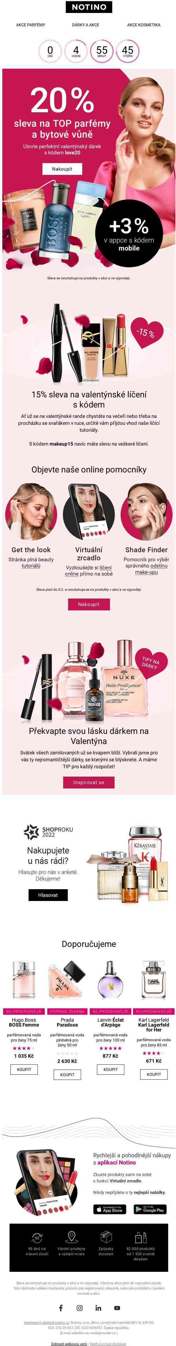 Poslední šance nakoupit TOP parfémy a bytové vůně s až 23 % slevou. 💰