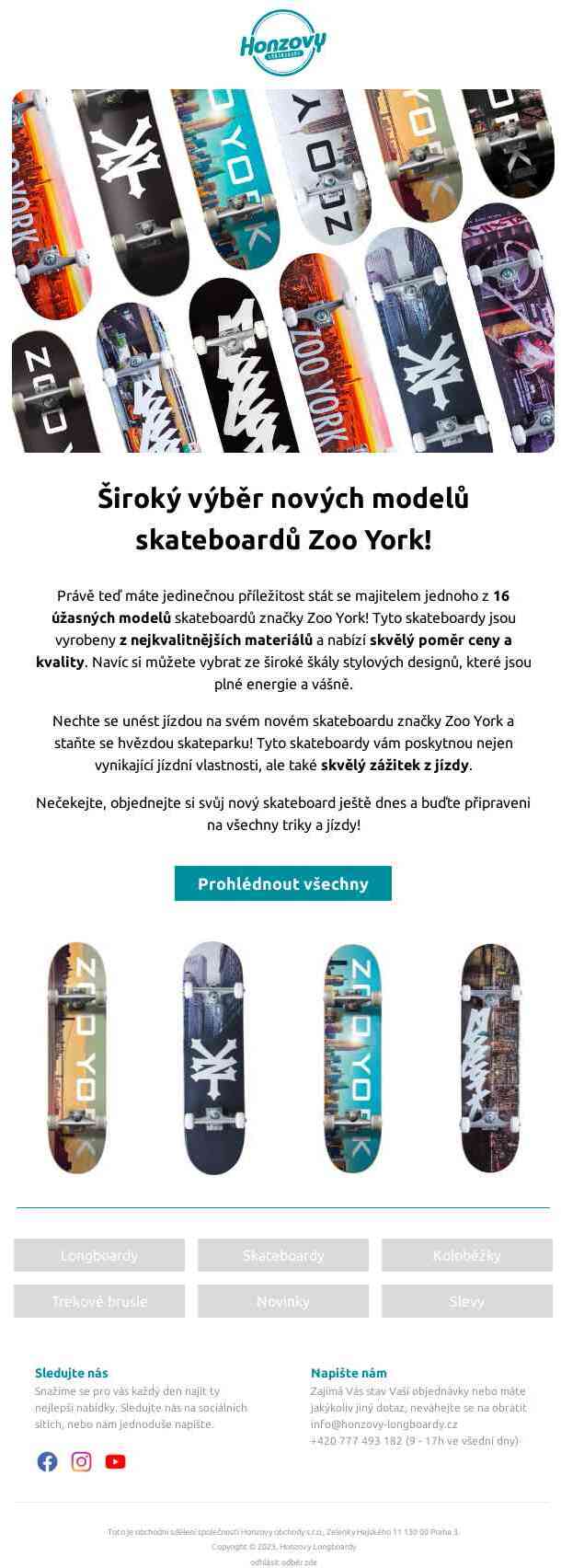 🔥 Nové skateboardy Zoo York